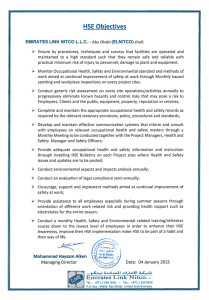 HSE_Objectives